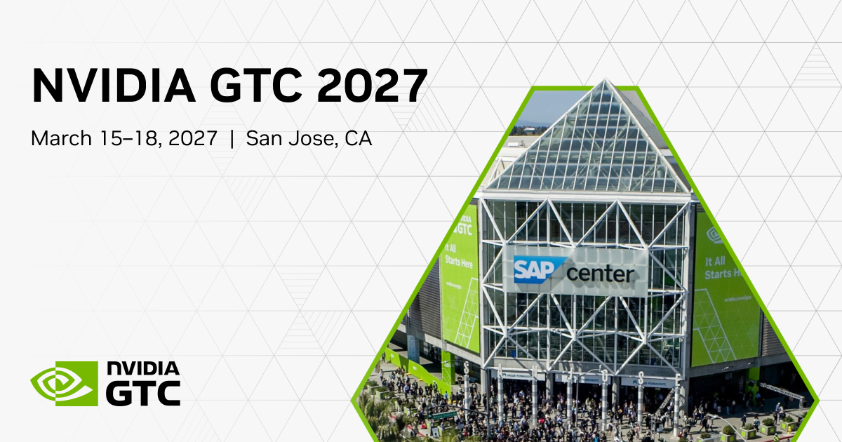 NVIDIA GTC AI Conference social graphic